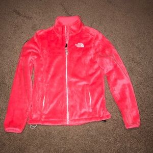 Peach Fleece North Face Jacket